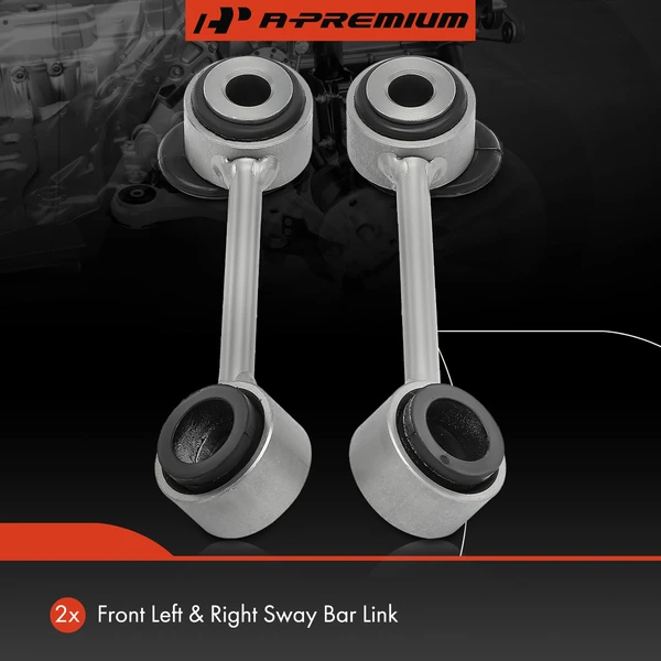 Sway Bar Link, Front Driver & Passenger, A-Premium APCA7296
