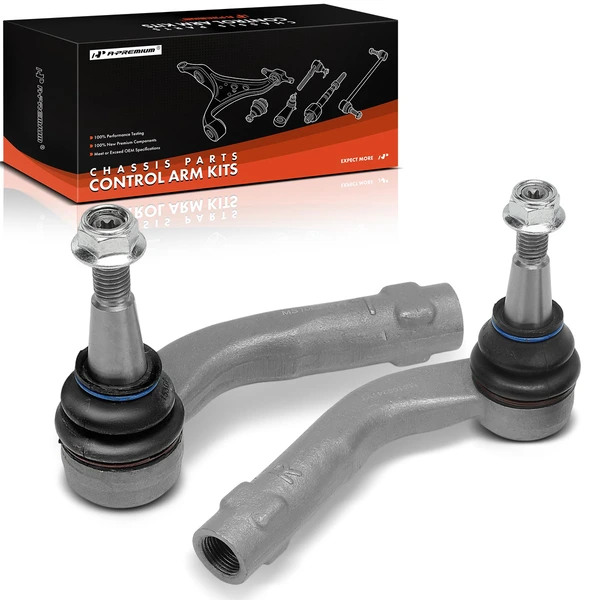 Steering Tie Rod End Front Driver & Passenger Outer A-Premium APCA8080