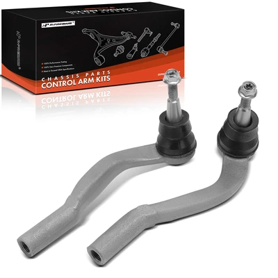 2 Pcs Front Outer Steering Tie Rod End