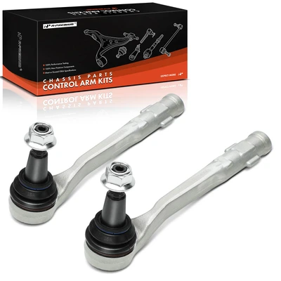 2 Pcs Front Outer Tie Rod End