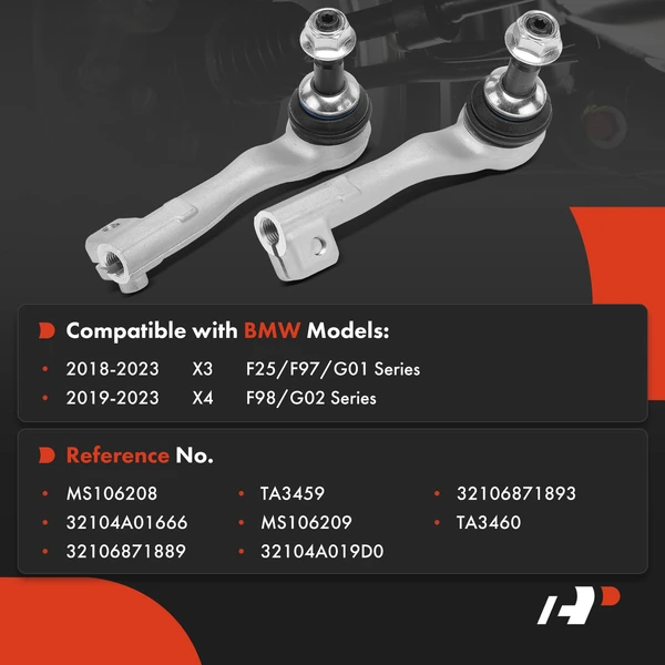 Tie Rod End Front Driver & Passenger Outer A-Premium APCA8068