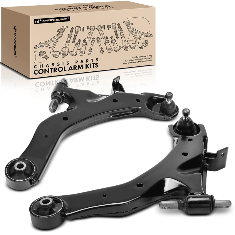 2007-2008 Hyundai Tiburon 2-Pc Control Arm and Ball Joint, Front Driver & Passenger Lower with Ball Joint A-Premium APCA9272