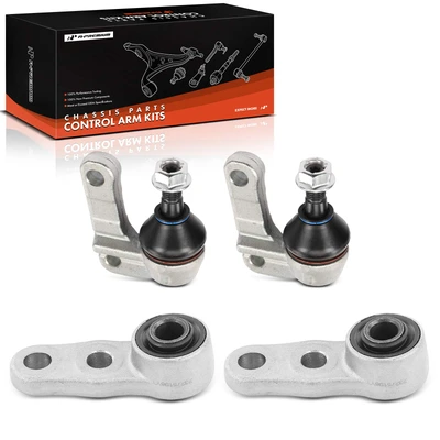 4 Pcs Front Lower & Upper Ball Joint