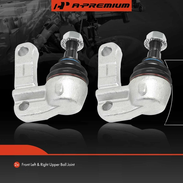 2 Pcs Front Upper Ball Joint for Buick LaCrosse Regal Allure Cadillac XTS Saab