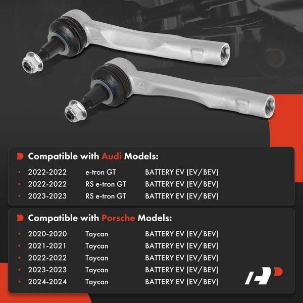Tie Rod End Front Driver & Passenger Outer A-Premium APCA8070