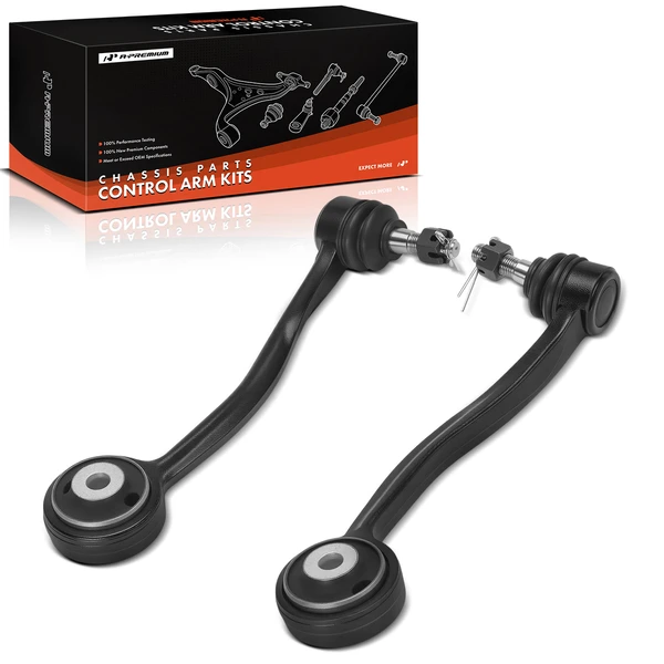 2-Pc Control Arm & Ball Joint Assembly, Front Driver & Passenger Upper Rearward with Ball Joint A-Premium APCA9273