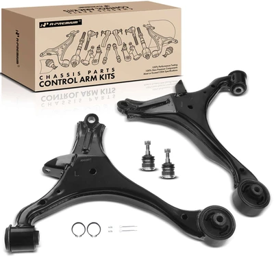 4 Pcs Front Control Arm with Ball Joint