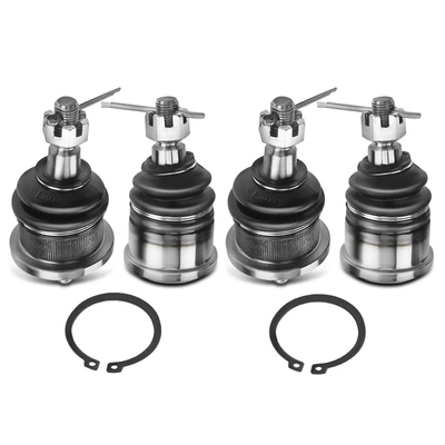 4 Pcs Lower & Upper Ball Joint