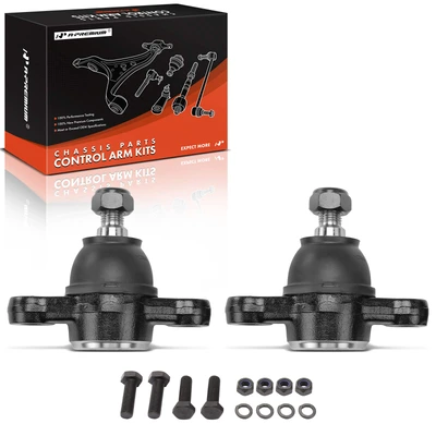 2 Pcs Front Lower Ball Joints