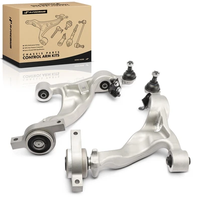 2 Pcs Front Lower Control Arm & Ball Joint Assembly