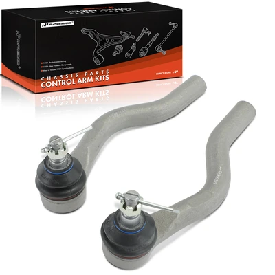 2 Pcs Front Driver & Passenger Outer Tie Rod End