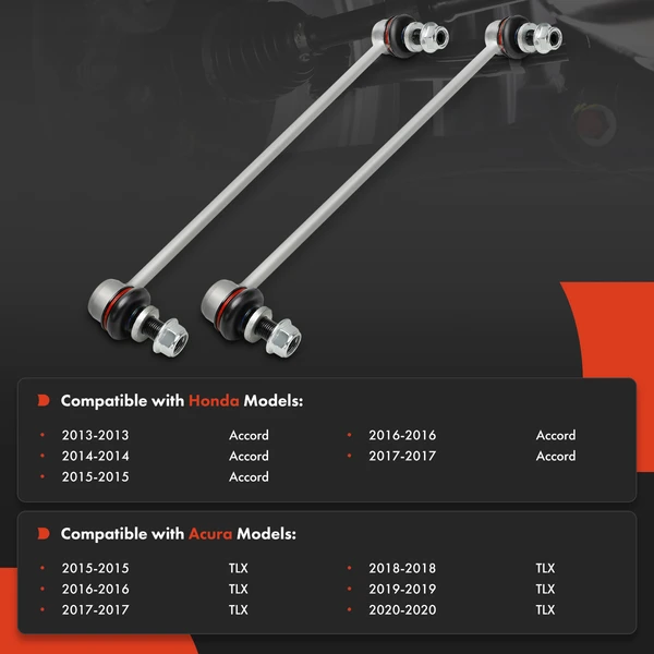 2-Pc Stabilizer Bar Link, Front Driver & Passenger A-Premium APCA8475