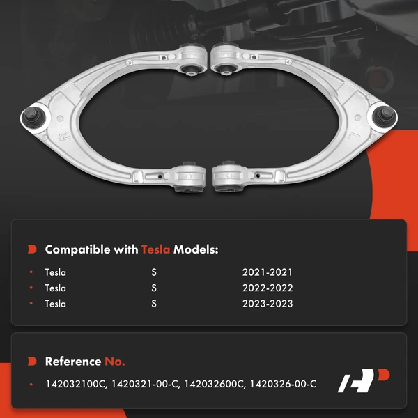 2-Pc Control Arm & Ball Joint Assembl, Front Driver & Passenger Upper Side A-Premium APCA9802