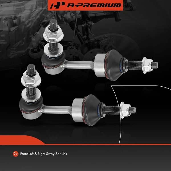Sway Bar Link, Front Side, A-Premium APCA6505