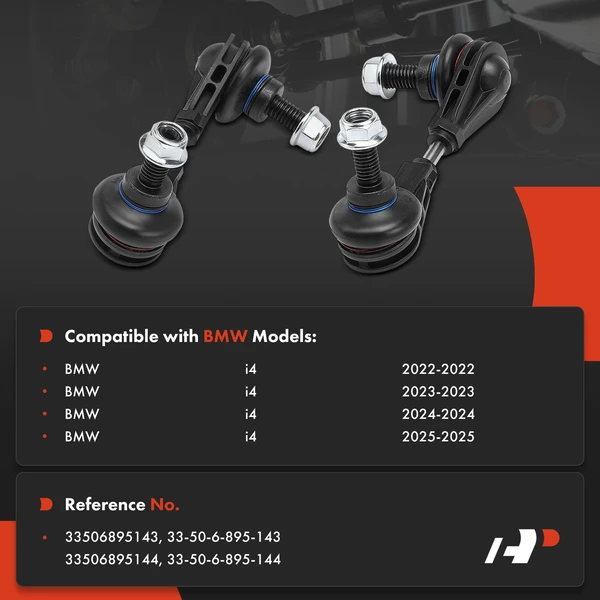 Sway Bar Link Rear Driver & Passenger A-Premium APCA9808