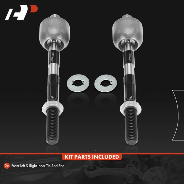 2 Pcs Front Inner Steering Tie Rod Ends for Volvo C70 1998-2004