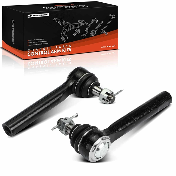 2 Pcs Front Outer Tie Rod End for Nissan Quest 2004-2009