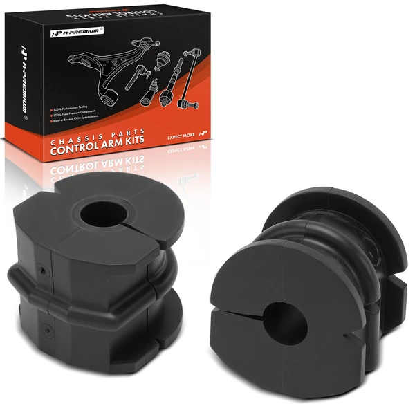 2008-2013 Nissan Altima 2-Pc Sway Bar Bushing Kit, Rear Driver & Passenger To Frame A-Premium APCA9812