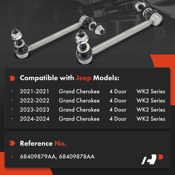 Sway Bar Link, Front Driver & Passenger, A-Premium APCA7396