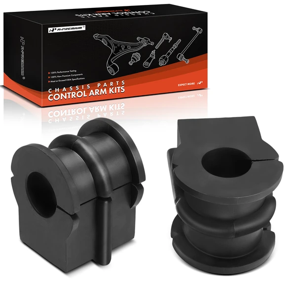 2007-2013 Nissan Altima 2-Pc Sway Bar Bushing Kit, Front Driver & Passenger To Frame A-Premium APCA9815