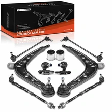 2001-2005 BMW 325xi A Set of 10 Control Arm and Ball Joint Full Kit Front Lower & Inner A-Premium APCA0300