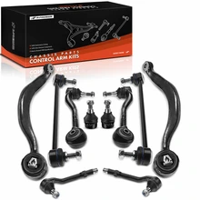 2000-2003 BMW X5 A Set of 10 Control Arm Ball Joint Sway Bar Link Tie Rod End Kit Front Lower A-Premium APCA0301