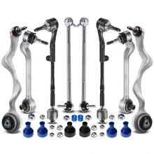 2011-2013 BMW 335is A Set of 8 Control Arm Sway Bar Link and Tie Rod End Kit Front Lower Rearward & Forward A-Premium APCA0347