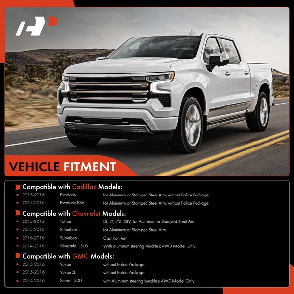 A Set of 6 Control Arm and Sway Bar Link Kit Front Side A-Premium APCA5170