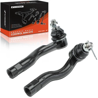 2 Pcs Front Outer Tie Rod End Set