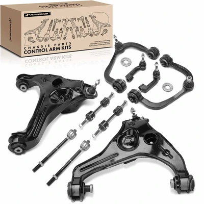 2009-2013 Ford F-150 A Set of 10 Control Arm Sway Bar and Tie Rod End Kit Front Side A-Premium APCA5137