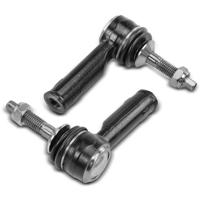 2 Pcs Front Outer Tie Rod End