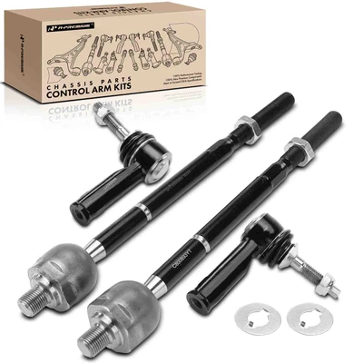 4 Pcs Inner & Outer Tie Rod End