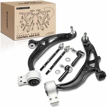 2011-2017 Ford Explorer A Set of 6 Control Arm and Tie Rod End Kit Front Side A-Premium APCA5146