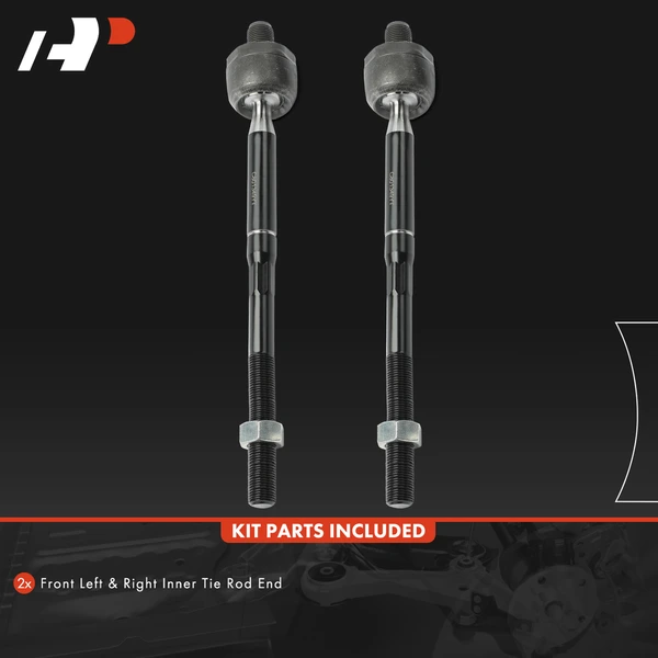 2 Pcs Front Inner Steering Tie Rod End for Ford Mustang 2015-2019