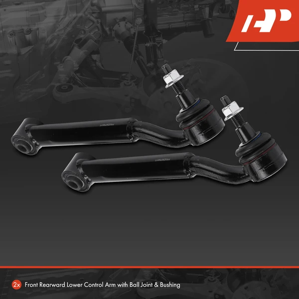 2-Pc Control Arm and Ball Joint Kit, Front Lower Rearward with Ball Joint A-Premium APCA4080