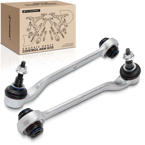 2015-2021 Ford Mustang 2-Pc Control Arm and Ball Joint Kit, Front Lower Rearward with Ball Joint A-Premium APCA4081