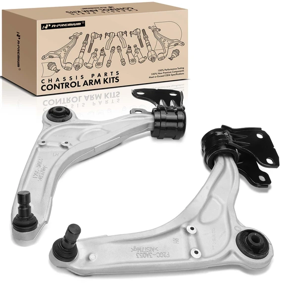 2016-2018 Lincoln MKX 2-Pc Control Arm Ball Joint and Bushing Kit, Front Lower with Ball Joint A-Premium APCA4084