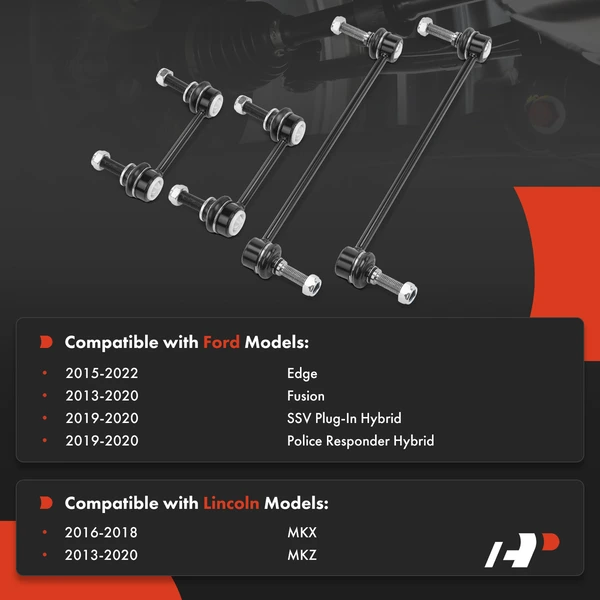 Sway Bar Link, Front & Rear, A-Premium APCA5156