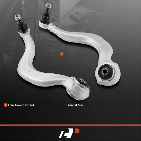 2-Pc Control Arm, Front Lower Forward with Ball Joint A-Premium APCA5161