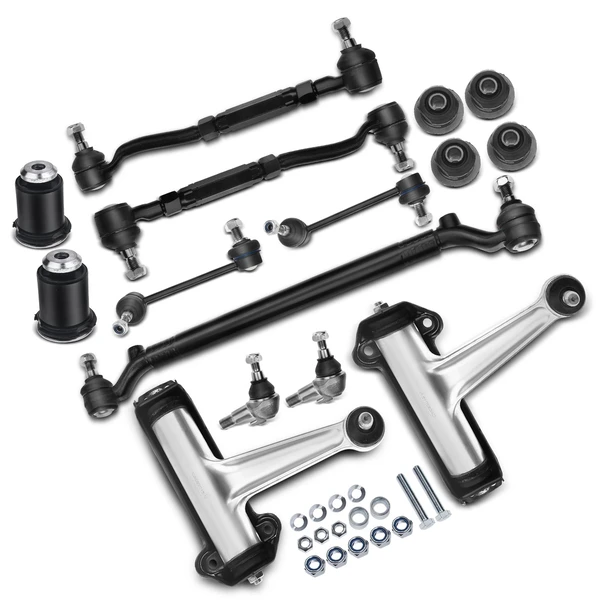 1994-1999 Mercedes-Benz S600 A Set of 11 Control Arm and Ball Joint Full Kit Front Side A-Premium APCA0321