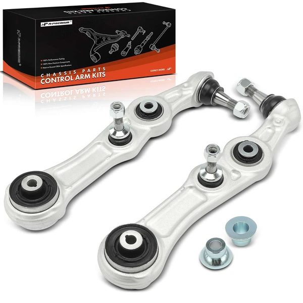 2015-2022 Mercedes-Benz C300 2-Pc Control Arm and Ball Joint Kit, Front Lower Rearward with Ball Joint A-Premium APCA6111