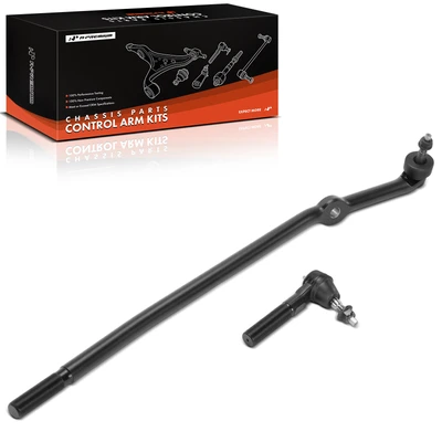 2 Pcs Front Driver & Passenger Outer Tie Rod End