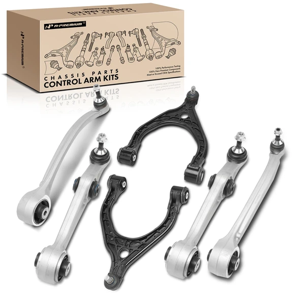 6-Pc Control Arm and Ball Joint Kit, Front Side with Ball Joint A-Premium APCA5181