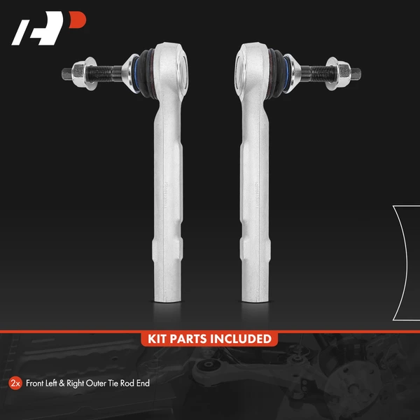 2 Pcs Front Outer Tie Rod End for Tesla S X 2016-2021 ELECTRIC