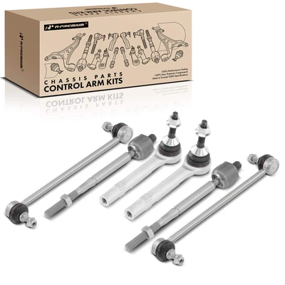 6 Pcs Sway Bar Link & Tie Rod End