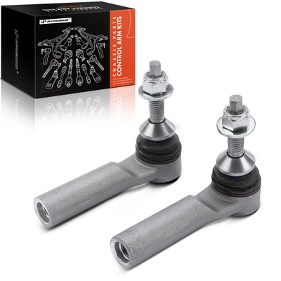 2 Pcs Front Outer Tie Rod End