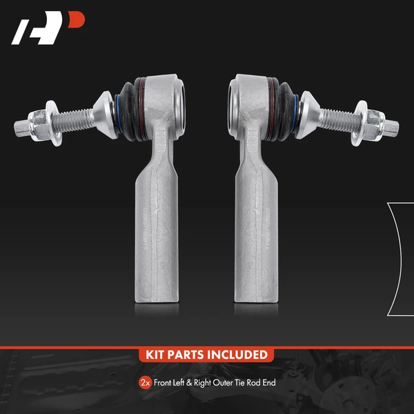 2 Pcs Front Outer Tie Rod End for Tesla S 2012-2016 To March 2016