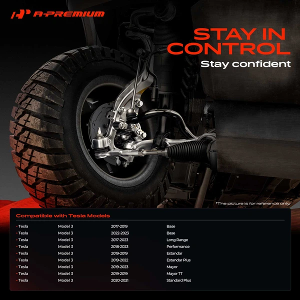 4-Pc Control Arm and Ball Joint Kit, Front Driver & Passenger with Ball Joint A-Premium APCA4122