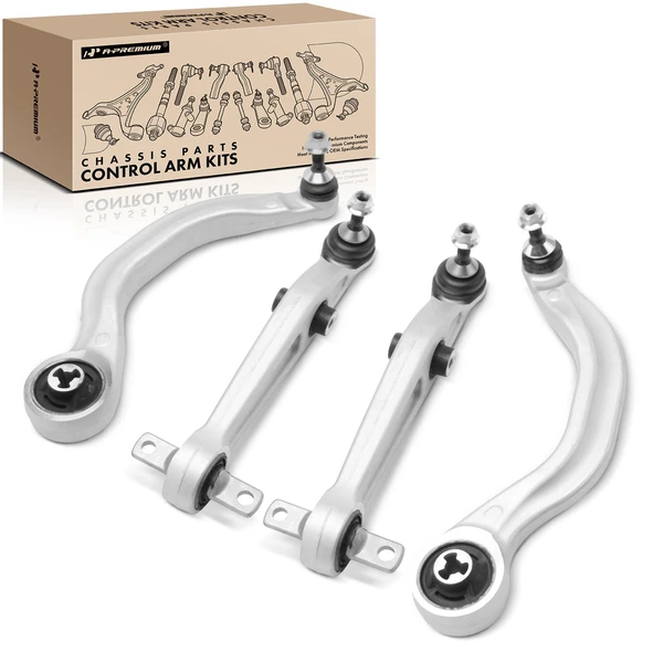 2020-2023 Tesla Y 4-Pc Control Arm and Ball Joint Kit, Front Side with Ball Joint A-Premium APCA5192