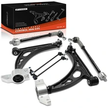 8 Pcs Front Control Arm Bushing Tie Rod Sway Bar Link